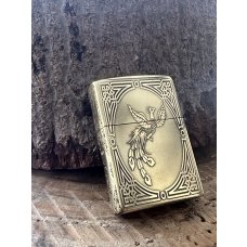 Simurg Temalı El İşi Zippo Çakmak